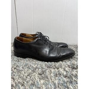 Claudio De Lorena Shoes Mens 11 Handmade In Brazil Black Leather Office Business